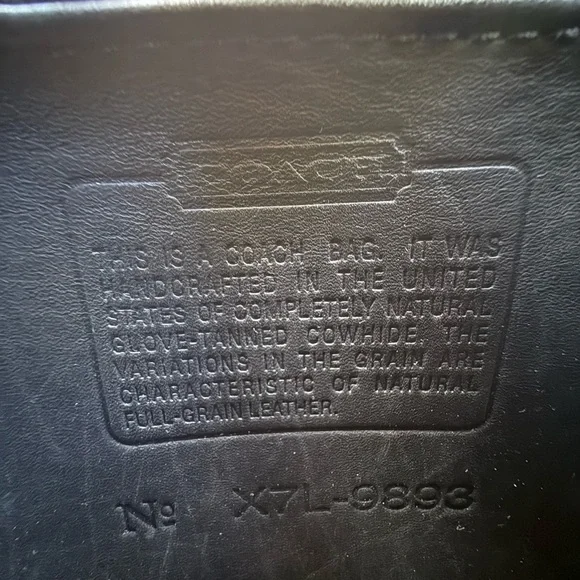 Vintage Coach Scooter crossbody - style 9893 - Picture 9 of 9